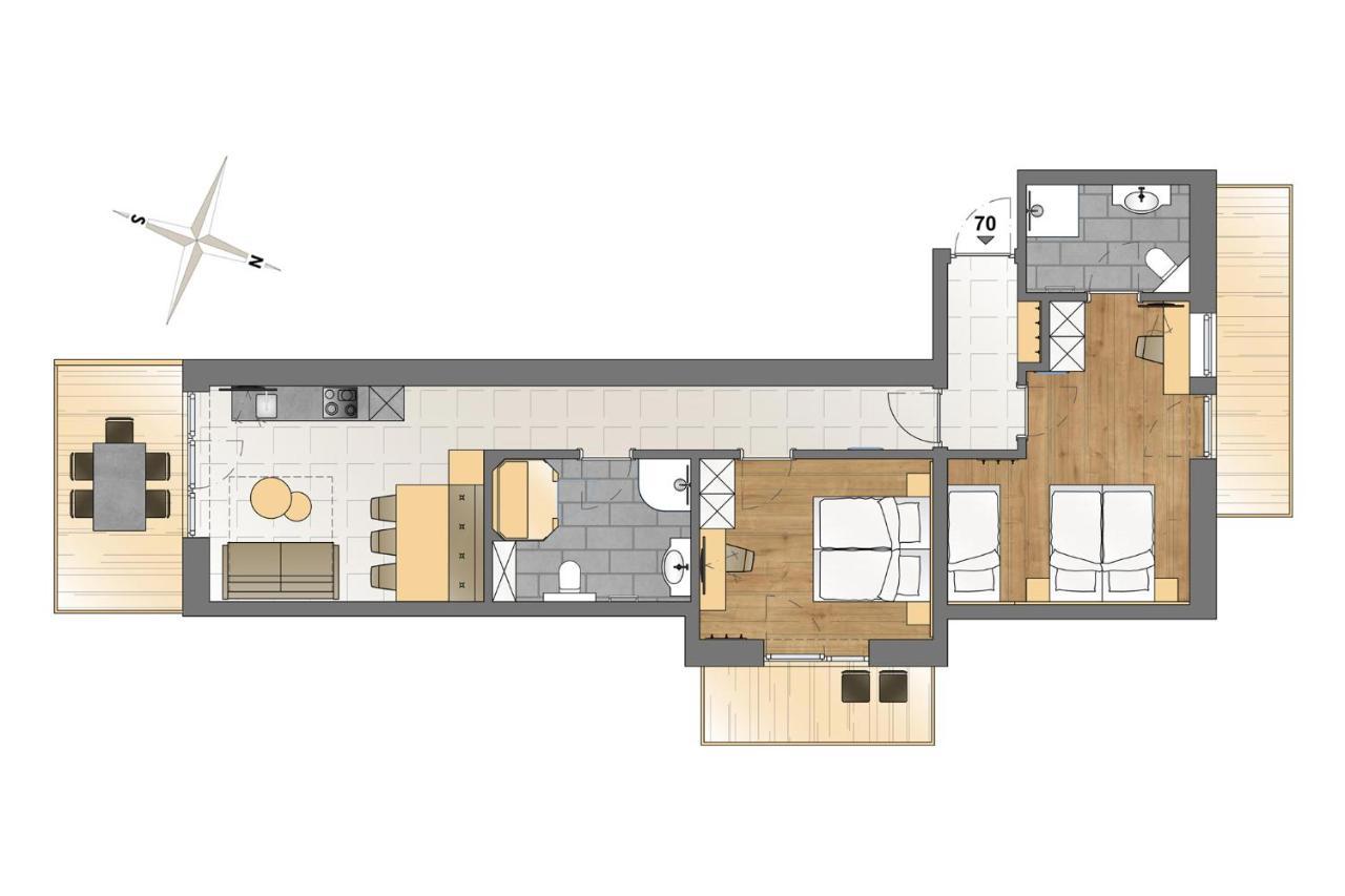 Apart-Hotel Alpinsonnenresidenz Фис Экстерьер фото